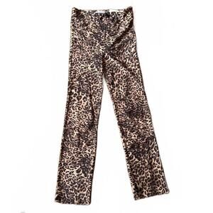 New Good American Leopard Print Women's Leggings, size 2